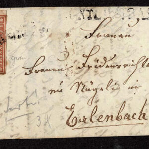 Lot 541 - SWITZERLAND: Post History: 1850 to 1880's; 35 classic covers - Image 38