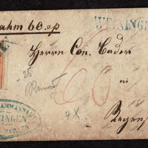 Lot 541 - SWITZERLAND: Post History: 1850 to 1880's; 35 classic covers - Image 40