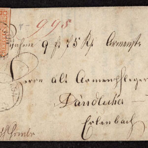 Lot 541 - SWITZERLAND: Post History: 1850 to 1880's; 35 classic covers - Image 42