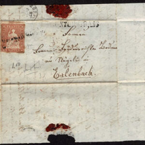 Lot 541 - SWITZERLAND: Post History: 1850 to 1880's; 35 classic covers - Image 50