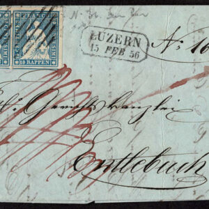 Lot 541 - SWITZERLAND: Post History: 1850 to 1880's; 35 classic covers - Image 55