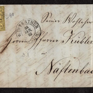 Lot 541 - SWITZERLAND: Post History: 1850 to 1880's; 35 classic covers - Image 59