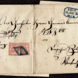 Lot 541 - SWITZERLAND: Post History: 1850 to 1880's; 35 classic covers - Image 70