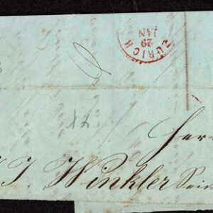 Lot 541 - SWITZERLAND: Post History: 1850 to 1880's; 35 classic covers - Image 71