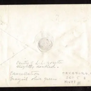 Lot 055 - UNITED STATES: Massachusets;    1852 - 55  3c red (center of LL rosette slightly doubled) - Image 2