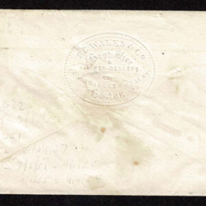 Lot 057 - UNITED STATES: Massachusets;   1851 - 1852, 3c brownish carmine VERTICAL PAIR - Image 2