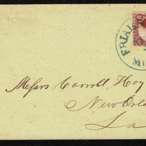 Lot 063 - UNITED STATES: Mississippi; 1857, 3c rose, type 1 - Image 1