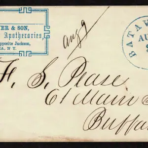 Lot 069 - UNITED STATES:New York; 1851-52 3c brownish carmine - Image 1