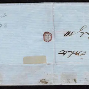 Lot 078 - UNITED STATES: New York;  1857  3c claret - Image 2