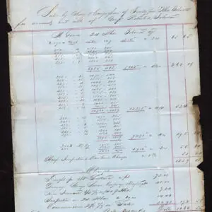 Lot 007 - UNITED STATES: Steamer SULTANA red oval on blue folded letter datelined ?New Orleans March 23, 1845 - Image 3