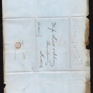 Lot 007 - UNITED STATES: Steamer SULTANA red oval on blue folded letter datelined ?New Orleans March 23, 1845 - Image 5