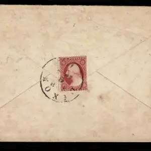 Lot 083 - UNITED STATES: Pennsylvania; 1857 3c claret - Image 1