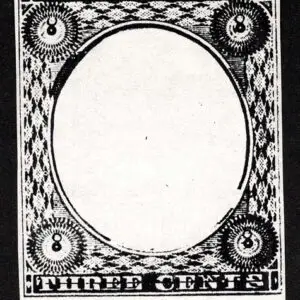 Lot 085 - UNITED STATES: Pennsylvania; 1852-55  3c brownish carmine position 92 L1L - Image 4