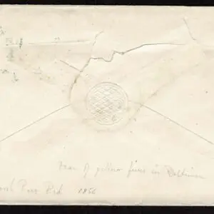 Lot 095 - UNITED STATES:  Virginia; 1856 3c brownish carmine Plate 5L - Image 2