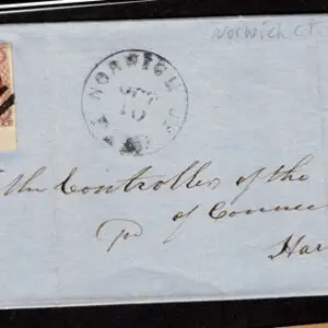 Lot 099 - UNITED STATES: 1851-56 3c reds; The New England & NY remainder of 16 covers - Image 16