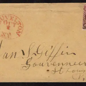 Lot 099 - UNITED STATES: 1851-56 3c reds; The New England & NY remainder of 16 covers - Image 26