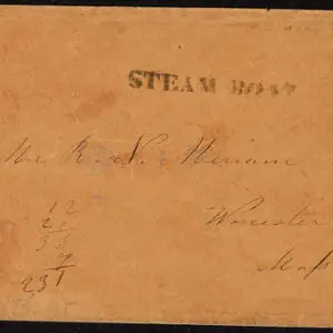 Lot 099 - UNITED STATES: 1851-56 3c reds; The New England & NY remainder of 16 covers - Image 45